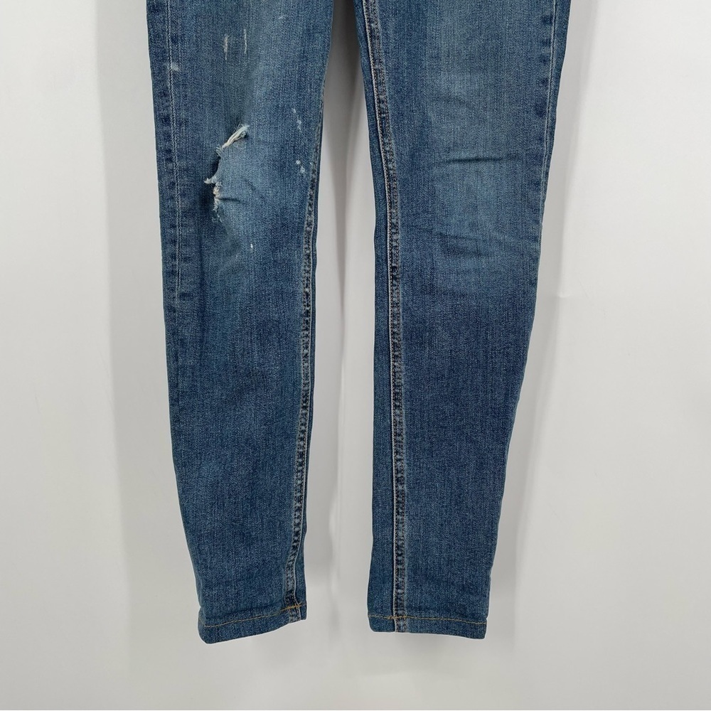 Rag & Bone Distressed Skinny Jeans - Picture 5 of 10